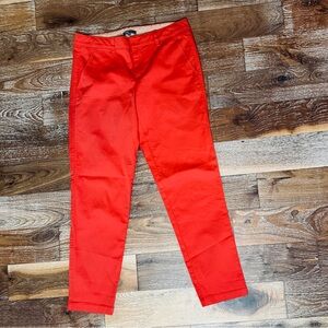 Vince Bold Orange Trousers Chinos Pants. Women’s Size 8